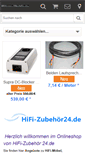Mobile Screenshot of hifizubehoer24.de